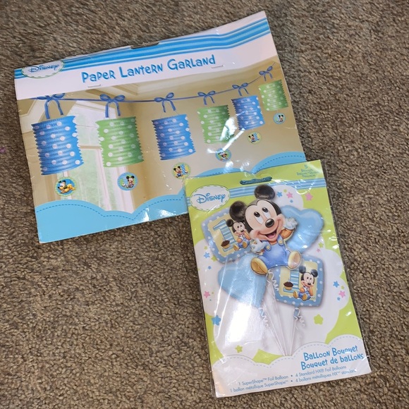 Mickey Mouse 1st Birthday